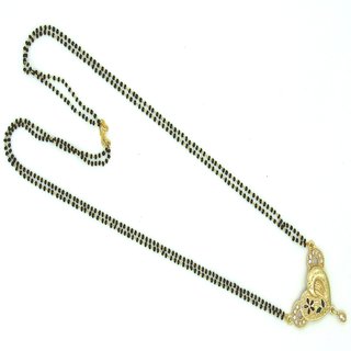                       Heart Designed Printed Mangalsutra SMCMG188                                              