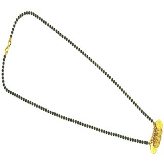 Single Line Ginni Coin Attached Mangalsutra SMCMG193 Single Line Ginni Coin Attached Mangalsutra SMCMG193