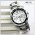 True Choice Round Dial Silver Metal Strap Analog Watch For Men