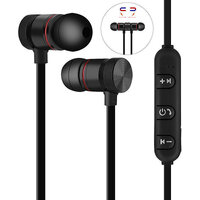 Wireless Bluetooth Earphone Headset Headphone With Magnet lock