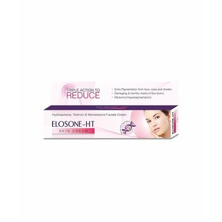 Elosone-HT Anti Pigmentation Triple Action Skin Anti-Wrinkle Cream For Normal Skin - (No of Units 1) - 15g