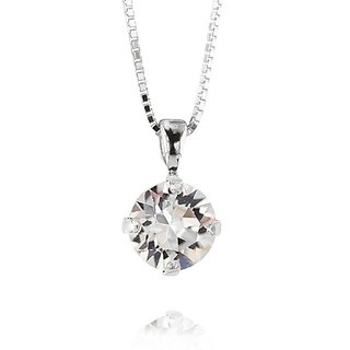 Natural Diamond Silver Plated Pendant Lab Certified Original Stone Diamond Pendant By CEYLONMINE Natural Diamond Silver Plated Pendant Lab Certified Original Stone Diamond Pendant By CEYLONMINE