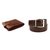 Angel homes Round Loop wallet and belt combo