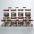 G-Pet  Checkers Jars Plastic Container Brown Cap  (Set Of 20) 1800ml 4, 1200ml  4, 450ml 4, 200ml 4, 50ml 4