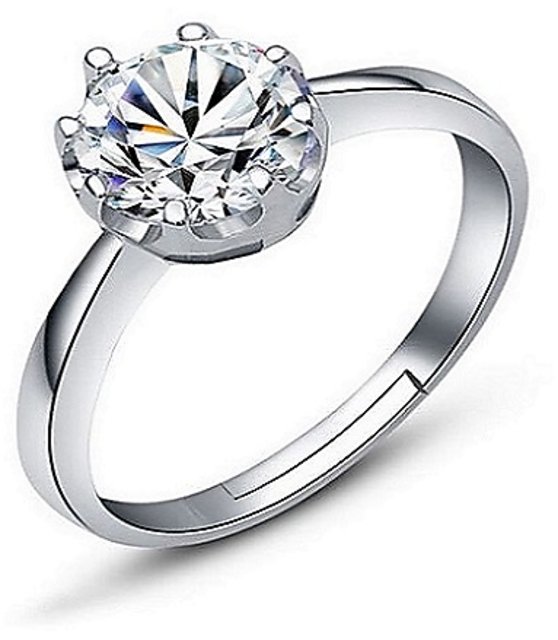 Lanna - 14k White Gold 1.5 Carat Round Straight Natural Diamond Engagement  Ring @ $1900 | Gabriel & Co.