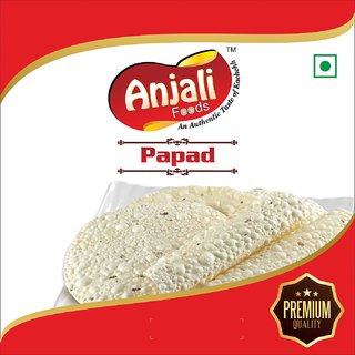 Buy Papad- Anjali Foods brand urad Papad 200 gm packing Online @ ₹66