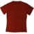 Zooks Unisex Cotton Deep Crimson Red Pocket Half Sleeve T-shirt