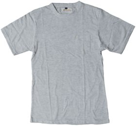ZOOKS Unisex Cotton Textured Off White Pocket Half Sleeve T-Shirt