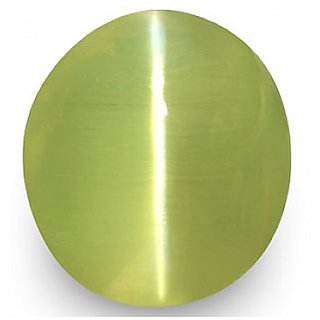 9.50 Ratti Cats's Eye Gemstone Unheated & Untreated Stone Lehsuniya For Unisex By CEYLONMINE 9.50 Ratti Cats's Eye Gemstone Unheated & Untreated Stone Lehsuniya For Unisex By CEYLONMINE