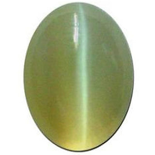 6.25 Carat Original Cat's Eye Gemstone Lab Certified Stone Lehsuniya For Unisex By CEYLONMINE 6.25 Carat Original Cat's Eye Gemstone Lab Certified Stone Lehsuniya For Unisex By CEYLONMINE