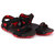 Sparx Women's Black Red Outdoor Sandals