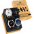 Gesture 9013-New Exclusive Multi color Round Dial combo Analog Black Brown Blue Watch - For Men