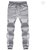 Stylatract Grey Cotton Blend Trackpant For Men