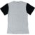 ZOOKS Unisex Cotton Textured Off-White T-Shirt Black Half Sleeve