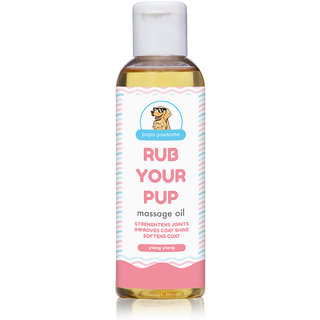 Papa Pawesome Rub Your Pup Massage Oil for Pet Dogs (100 ml)
