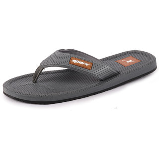 Buy Sparx Men s Grey Tan Flipflop Slipper Online 629 from