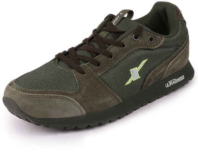 sparx olive green shoes