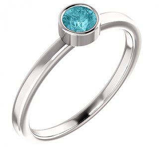                       5.25 Carat Natural Stone Blue Topaz Silver Plated Ring For Astrological Purpose By CEYLONMINE                                              