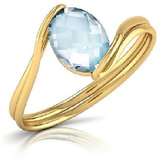                       Blue Topaz Ring Unheated & 100% Original Gemstone Lapis Lazuli  Ring For Astrological Purpose By CEYLONMINE                                              