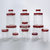 G-Pet Checkerd Jars Plastic Container Brown Cap  (Set Of 15) 1800ml 3, 1200ml  3, 450ml 3, 200ml 3, 50ml 3