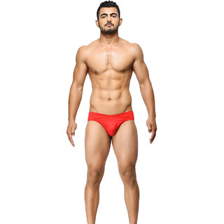 BASIICS - Ultra-Soft Classic Brief (Red)