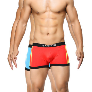                       BASIICS - Body Boost Striped Trunk (Pack of 2)                                              