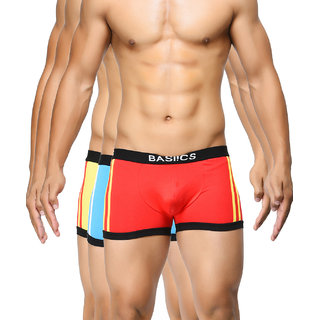                       BASIICS - Body Boost Striped Trunk (Pack of 3)                                              