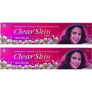 Clear skin cream set of 3 pcs 15 gm each