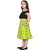 Klara Green Crop Top  Skirt Set for Girls