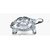 Crystal Turtle Tortoise with Plate for Feng Shui and Vastu Best Gift for Career and Good Luck by REBUY