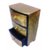 Metalcrafts Wooden box with 3 drawers, brass patra fitted, 30 cm