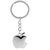 De-Ultimate Unisex Apple Logo Metallic Toy Key Ring/Keychain For Bikes/Scooty/Cars (Silver)
