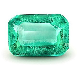                       CEYLONMINE 5.50 -Ratti IGL&I Green Emerald Precious Gemstone original & certified                                              
