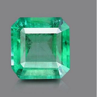                       Emerald stone 6.25 -Ratti IGLI Green panna Precious Gemstone                                              