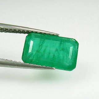                       Ceylonmine 6.25 -ratti Igli Green Emerald Precious Gemstone Certi                                              