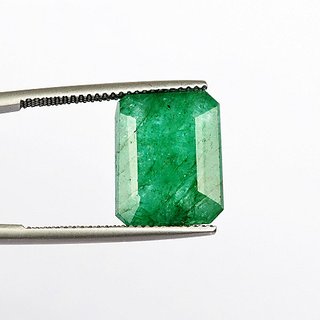                       Natural Panna stone  6.25 -Ratti IGL&I Green Emerald Precious Gemstone                                              
