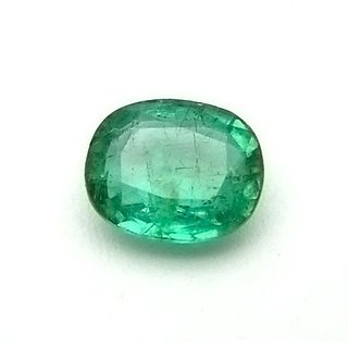                       Natural Emerald Stone 6.25 ratti lab certified stone panna by Ceylonmine                                              