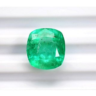 Natural Emerald/ Panna 6.25 -Ratti IGL&I Green Emerald Precious Gemstone Natural Emerald/ Panna 6.25 -Ratti IGL&I Green Emerald Precious Gemstone