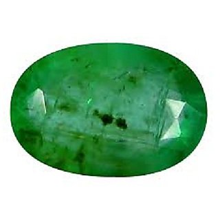 Natural Emerald/ Panna 7.25 -Ratti IGL&I Green Emerald Precious Gemstone Natural Emerald/ Panna 7.25 -Ratti IGL&I Green Emerald Precious Gemstone