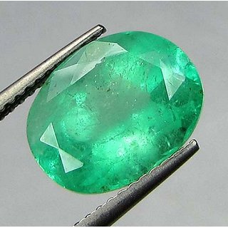                       Natural Emerald Panna 7.50 -ratti Igli Green Emerald Precious Gemstone                                              