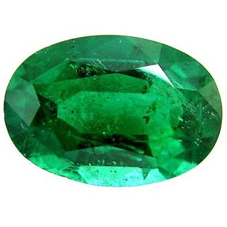                       Natural Emerald/ Panna 7.25 -Ratti IGL&I Green Emerald Precious Gemstone                                              