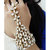 WONDER CHOICE White Color Gold Plated Finger Ring Bracelet Hand Harness Hathphool For Girls  Women
