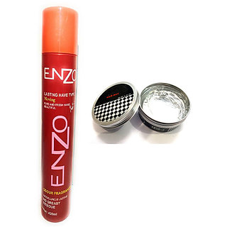 Buy Enzo Holding Hair Straightening Hair Spray With Mg5 Hair Wax
