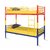 Kids Bunk Beds Single Size Metal Bunk Bed (Glossy Finish, Multicolored) (Mr Steel Furniture)