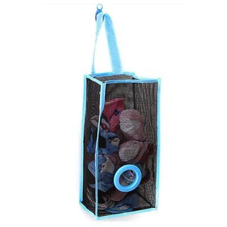 JonPrix Plastic Recycle Breathable Mesh Hanging Plastic Garbage Storage Bag Holder for Home, Kitchen