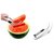 JonPrix Watermelon Slicer Cut Fruit Corer Melon Cutter Stainless Steel Knife Seeder Slicer