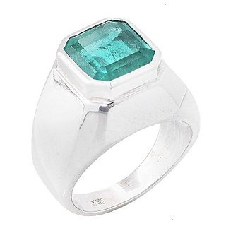                       Natural stone Emerald 6.25 Ratti Gemstone Ring Lab Certified Stone for Astrological  Purpose By CEYLONMINE                                              
