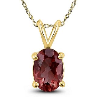                       Natural Hessonite / gomed gomed Plated Pendant By ceylonmine                                              