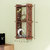 Home Sparkle MDF 2 Pocket Carved Wall Shelf For Wall Dcor -Suitable For Living Room/Bed Room (Designed By Craftsman)