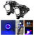 STAR SHINE U7 LED Fog Light Bike Driving DRL Fog Light Spotlight, High/Low Beam, Flashing-With Blue Angel Eyes Light Ring (Pack of 2) U 7 Led Fog Light Blue Angel Eye (Blue)  Free 1 PC Switch For BMW X5